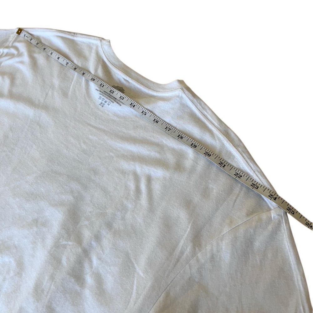 Harley-Davidson White Cotton T-Shirt Size 2X - Picture 10 of 11